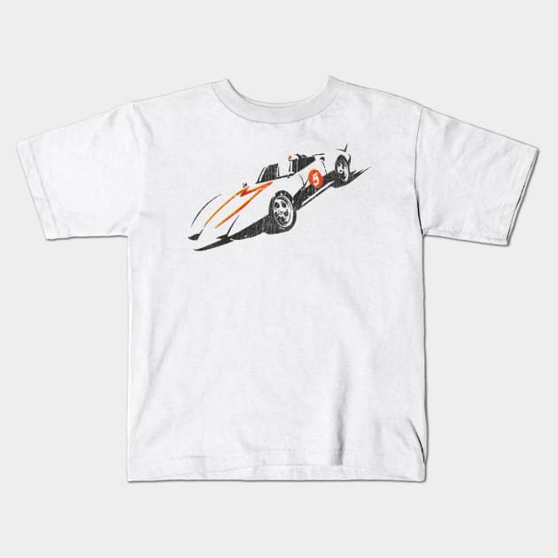 VINTAGE -   Speed Racer Kids T-Shirt by maskangkung